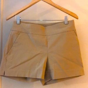New York and Company Stretch Pull on Tan Shorts